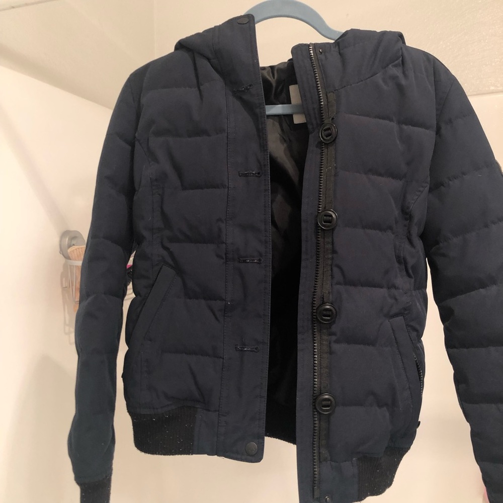 ❌ GIFTED Levi Size XS navy hooded bomber jacket